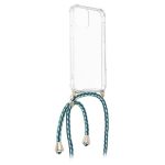 Cord Silicone Διάφανη Θήκη Για Xiaomi Redmi 9T / Poco M3  Με Λουρί Πράσινο