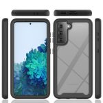 For Samsung Galaxy S21 5G Starry Sky Solid Color Series Shockproof PC + TPU Protective Case(Black) - Image 2
