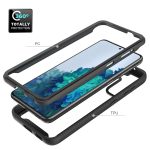 For Samsung Galaxy S21 5G Starry Sky Solid Color Series Shockproof PC + TPU Protective Case(Black) - Image 6