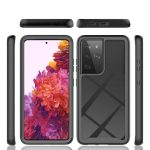 For Samsung Galaxy S21 Ultra 5G Starry Sky Solid Color Series Shockproof PC + TPU Protective Case(Black) - Image 2