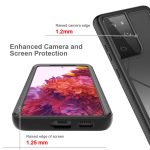 For Samsung Galaxy S21 Ultra 5G Starry Sky Solid Color Series Shockproof PC + TPU Protective Case(Black) - Image 5
