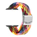 Braided + Stainless Steel Watch Band For Apple Watch Series 7 45mm / 6 & SE & 5 & 4 44mm / 3 & 2 & 1 42mm