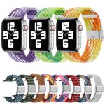 Braided + Stainless Steel Watch Band For Apple Watch Series 7 45mm / 6 & SE & 5 & 4 44mm / 3 & 2 & 1 42mm - Image 5