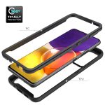 For Samsung Galaxy A82 5G Starry Sky Solid Color Series Shockproof PC + TPU Case(Black) - Image 3