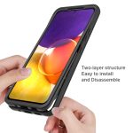 For Samsung Galaxy A82 5G Starry Sky Solid Color Series Shockproof PC + TPU Case(Black) - Image 5
