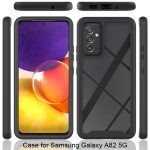For Samsung Galaxy A82 5G Starry Sky Solid Color Series Shockproof PC + TPU Case(Black) - Image 7