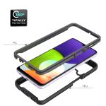 For Samsung Galaxy A22 4G Starry Sky Solid Color Series Shockproof PC + TPU Case(Black) - Image 3
