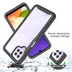 For Samsung Galaxy A22 4G Starry Sky Solid Color Series Shockproof PC + TPU Case(Black) - Image 5