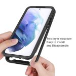 For Samsung Galaxy S22+ 5G Starry Sky Solid Color PC + TPU Phone Case(Black) - Image 7