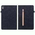 For Lenovo Tab M10 HD 2nd Gen TB-X306X Skin Feel Solid Color Zipper Leather Tablet Case(Black) - Image 2