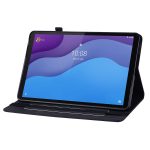 For Lenovo Tab M10 HD 2nd Gen TB-X306X Skin Feel Solid Color Zipper Leather Tablet Case(Black) - Image 4