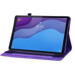 For Lenovo Tab M10 HD 2nd Gen TB-X306X Skin Feel Solid Color Zipper Leather Tablet Case(Purple) - Image 4