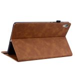 For Lenovo Tab M10 HD 2nd Gen TB-X306X Skin Feel Solid Color Zipper Leather Tablet Case(Brown) - Image 5