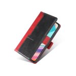 For TCL 30 SE/306/305/Sharp Aqous V6/V6 Plus Contrast Color Side Buckle Leather Phone Case(Red + Black) - Image 2