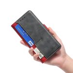 For TCL 30 SE/306/305/Sharp Aqous V6/V6 Plus Contrast Color Side Buckle Leather Phone Case(Red + Black) - Image 3