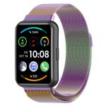 Για Huawei Watch Fit 2 Milan μαγνητικό λουράκι από ανοξείδωτο χάλυβα (πολύχρωμο)