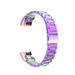 For Huawei Band 4 Pro (TER-B29S) / Band 3 Pro (TER-B29) / Band 3 (TER-B09) Three Beads Steel Wrist Strap Watchband(Colorful) - Image 4
