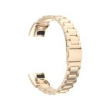 For Huawei Band 4 Pro (TER-B29S) / Band 3 Pro (TER-B29) / Band 3 (TER-B09) Three Beads Steel Wrist Strap Watchband(Champagne) - Image 4