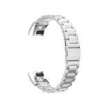 For Huawei Band 4 Pro (TER-B29S) / Band 3 Pro (TER-B29) / Band 3 (TER-B09) Three Beads Steel Wrist Strap Watchband(Silver) - Image 4