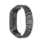 For Huawei Honor Band 4 (CRS-B19) / Honor Band 5 (CRS-B19S) Three Beads Steel Wrist Strap Watchband(Black) - Image 2