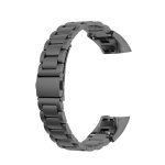 For Huawei Honor Band 4 (CRS-B19) / Honor Band 5 (CRS-B19S) Three Beads Steel Wrist Strap Watchband(Black) - Image 3