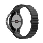 For Google Pixel Watch One Bead Butterfly Buckle Metal Watch Band(Black) - Image 2