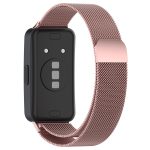 For Huawei Band 8 Milanese Metal Watch Band(Rose Pink) - Image 2