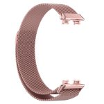 For Huawei Band 8 Milanese Metal Watch Band(Rose Pink) - Image 3