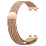 For Huawei Band 8 Milanese Metal Watch Band(Rose Gold) - Image 4