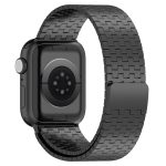 For Apple Watch Ultra 49mm Magnetic Buckle Stainless Steel Metal Watch Band(Black) - Image 2