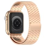 For Apple Watch Ultra 49mm Magnetic Buckle Stainless Steel Metal Watch Band(Rose Gold) - Image 2