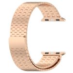 For Apple Watch Ultra 49mm Magnetic Buckle Stainless Steel Metal Watch Band(Rose Gold) - Image 3