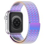 For Apple Watch Ultra 49mm Magnetic Buckle Stainless Steel Metal Watch Band(Colorful) - Image 2