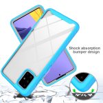 For Samsung Galaxy A51 5G Starry Sky Solid Color Series Shockproof PC + TPU Protective Case(Black) - Image 5