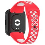 For Redmi Watch 3 Lite / Watch 3 Active Two Color Silicone Watch Band(Red White) - Image 2