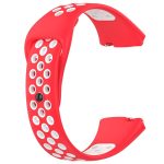 For Redmi Watch 3 Lite / Watch 3 Active Two Color Silicone Watch Band(Red White) - Image 3