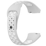 For Redmi Watch 3 Lite / Watch 3 Active Two Color Silicone Watch Band(Grey White) - Image 3