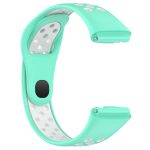 For Redmi Watch 3 Lite / Watch 3 Active Two Color Silicone Watch Band(Teal White) - Image 4