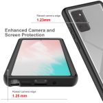 For Samsung Galaxy Note20 Starry Sky Solid Color Series Shockproof PC + TPU Protective Case(Black) - Image 4