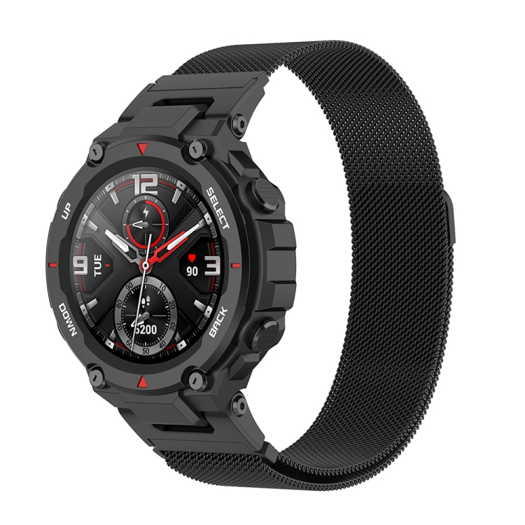 EDA00767201D_1 For Huami Amazfit Ares A1908 Milan Watch Band with Screwdriver(Black) - Image 1