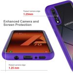 For Samsung Galaxy A70 Starry Sky Solid Color Series Shockproof PC + TPU Protective Case(Black) - Image 4