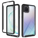 For Samsung Galaxy Note 10 Lite Starry Sky Solid Color Series Shockproof PC + TPU Protective Case(Black)