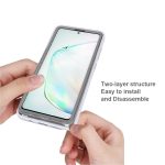 For Samsung Galaxy Note 10 Lite Starry Sky Solid Color Series Shockproof PC + TPU Protective Case(Black) - Image 7