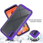 For Samsung Galaxy A11 / M11 (US Version) Starry Sky Solid Color Series Shockproof PC + TPU Protective Case(Black) - Image 3