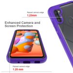 For Samsung Galaxy A11 / M11 (US Version) Starry Sky Solid Color Series Shockproof PC + TPU Protective Case(Black) - Image 4