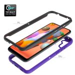 For Samsung Galaxy A11 / M11 (US Version) Starry Sky Solid Color Series Shockproof PC + TPU Protective Case(Black) - Image 6