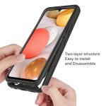For Samsung Galaxy A42 5G Starry Sky Solid Color Series Shockproof PC + TPU Protective Case(Black) - Image 5