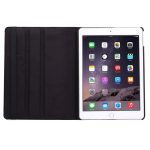 360 Degree Rotation Litchi Texture Flip Leather Case with 2 Gears Holder for iPad Air 2(Black) - Image 4