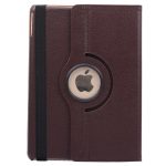 360 Degree Rotation Litchi Texture Flip Leather Case with 2 Gears Holder for iPad Air 2(Brown) - Image 2
