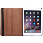 360 Degree Rotation Litchi Texture Flip Leather Case with 2 Gears Holder for iPad Air 2(Brown) - Image 3
